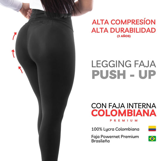 LEGGINS FAJA PUSH UP LP100 COLOMBIA-PERU